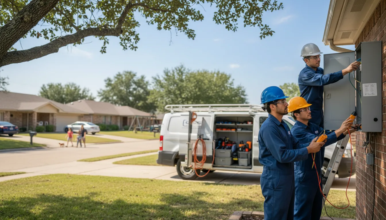 Certified electrician providing emergency electrical services in Nathalie, VA